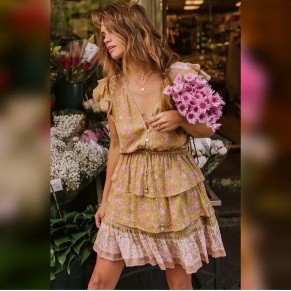 Spell & The Gypsy Dahlia Ra Ra Playdress size M - Picture 3 of 8